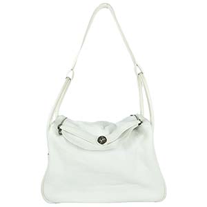 エルメス リンディ 34 トリヨンクレマンス ホワイト 2WAY ショルダーバッグ