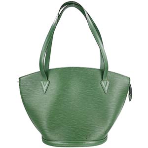 ルイ・ヴィトン エピ サンジャック ショッピング ボルネオグリーン トートバッグ