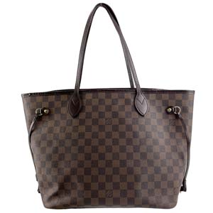 ルイ・ヴィトン ダミエ エベヌ ネヴァーフルMM ブラウン トートバッグ