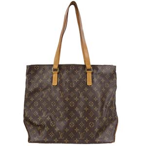 ルイ・ヴィトン モノグラム カバ メゾ ブラウン トートバッグ