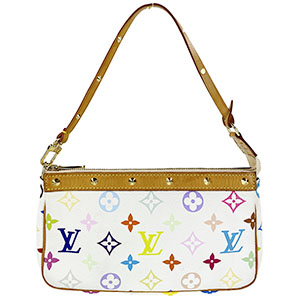 ルイ・ヴィトン モノグラム マルチカラー ポシェット アクセソワ―ル ブロン ポーチ