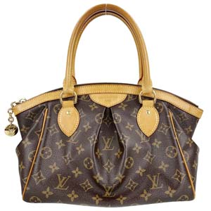 ルイ・ヴィトン モノグラム ティボリPM ブラウン ハンドバッグ