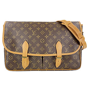 ルイ・ヴィトン モノグラム ジベシエールGM ブラウン ショルダーバッグ