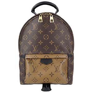 ルイ・ヴィトン モノグラム リバース パームスプリングス バックパック PM ブラウン リュック