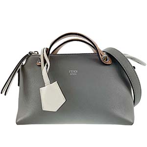 フェンディ バイザウェイ スモール カーフレザー グレー 2WAY ハンドバッグ