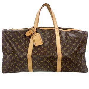 ルイ・ヴィトン モノグラム サック スープル55 ブラウン ボストンバッグ