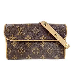 ルイ・ヴィトン モノグラム ポシェット フロランティーヌ ブラウン ウエストバッグ
