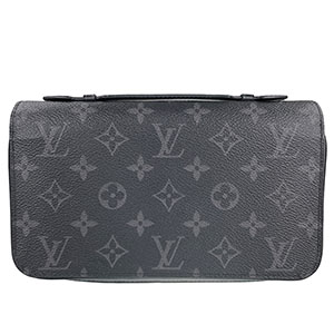 ルイ・ヴィトン モノグラム エクリプス ジッピーXL ブラック ラウンドファスナー 長財布