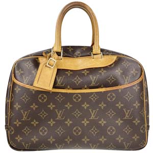 ルイ・ヴィトン モノグラム ドーヴィル ブラウン ハンドバッグ