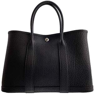 エルメス ガーデンパーティ 30 TPM ネゴンダ ブラック トートバッグ