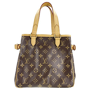 ルイ・ヴィトン モノグラム バティニョール ブラウン ハンドバッグ