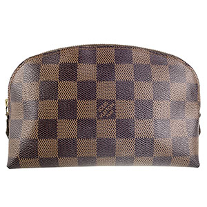 ルイ・ヴィトン ダミエ エベヌ ポシェット コスメティック ブラウン ポーチ