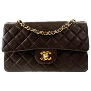 シャネル マトラッセ 25㎝ ラムスキン ブラック ショルダーバッグ