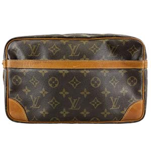 ルイ・ヴィトン モノグラム コンピエーニュ28 ブラウン セカンドバッグ