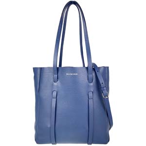 バレンシアガ エブリデイ トート XS レザー ブルー 2WAY トートバッグ