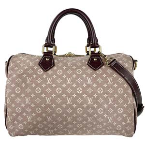 ルイ・ヴィトン モノグラム イディール スピーディ バンドリエール30 セピア 2WAY ハンドバッグ
