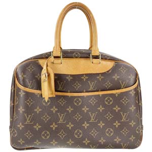 ルイ・ヴィトン モノグラム ドーヴィル ブラウン ハンドバッグ