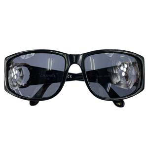 シャネル プラスティック ブラック サングラス