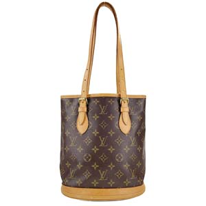 ルイ・ヴィトン モノグラム プチ バケットPM ブラウン トートバッグ