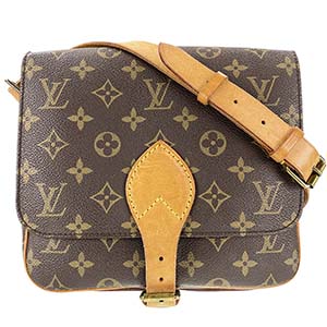 ルイ・ヴィトン モノグラム カルトシエールMM ブラウン ショルダーバッグ