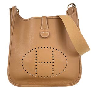 エルメス エヴリン 1 PM トリヨンクレマンス ゴ－ルド ショルダーバッグ