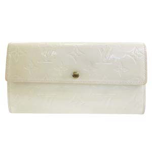 ルイ・ヴィトン モノグラム ヴェルニ ポルトフォイユ サラ ペルル 長財布