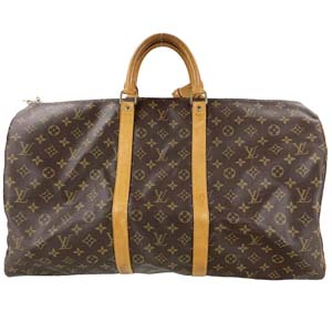 ルイ・ヴィトン モノグラム キーポル60 ブラウン ボストンバッグ