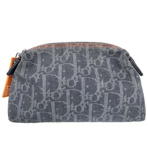 ディオール フライトライン トロッター デニム ネイビー ポーチ