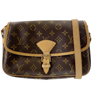 ルイ・ヴィトン モノグラム ソローニュ ブラウン ショルダーバッグ