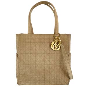 ディオール カナージュ スエード ベージュ 2WAY トートバッグ