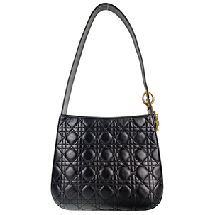 ディオール カナージュ レザー ブラック ショルダーバッグ