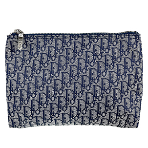 ディオール トロッター キャンバス ネイビー クラッチバッグ