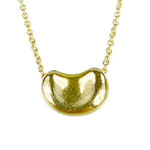 ティファニー ビーン 750YG イエローゴールド ネックレス