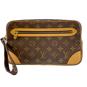 ルイ・ヴィトン モノグラム マルリー ドラゴンヌGM ブラウン セカンドバッグ