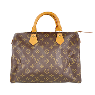 ルイ・ヴィトン モノグラム スピーディ35 ブラウン ハンドバッグ