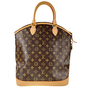 ルイ・ヴィトン モノグラム ロックイット ヴェルティカル ブラウン ハンドバッグ