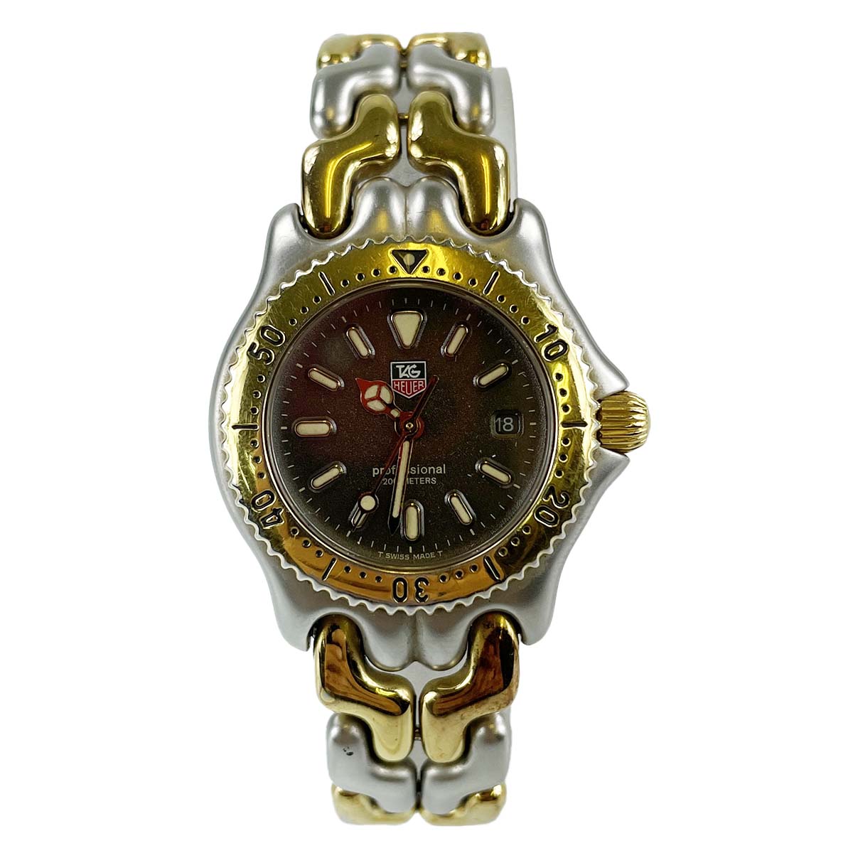 タグ・ホイヤー プロフェッショナル セルシリーズ ステンレス ゴールド シルバー レディース 腕時計