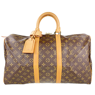 ルイ・ヴィトン モノグラム キーポル45 ブラウン ボストンバッグ