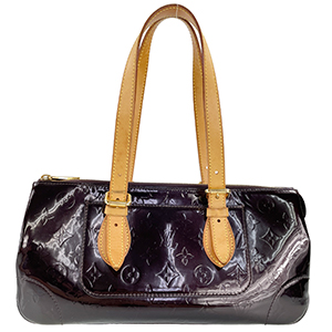 ルイ・ヴィトン モノグラム ヴェルニ ローズウッド アヴェニュー アマラント ショルダーバッグ