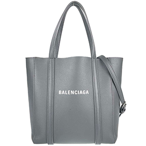 バレンシアガ エブリデイ トート XXS レザー グレー 2WAY トートバッグ
