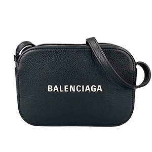 バレンシアガ エブリデイ カメラバッグ XS レザー ブラック ショルダーバッグ　