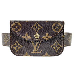 ルイ・ヴィトン モノグラム サンチュール ポシェット ソロ ポーチ付き ベルト