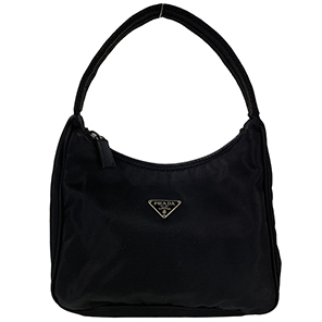 プラダ ナイロン ブラック ハンドバッグ