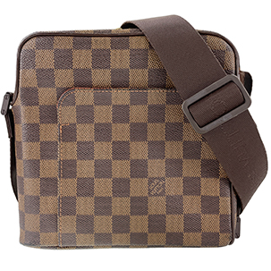 ルイ・ヴィトン ダミエ エベヌ オラフPM ブラウン ショルダーバッグ
