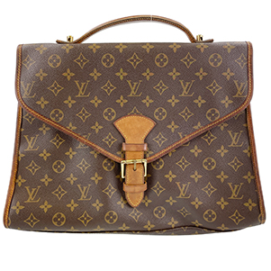 ルイ・ヴィトン モノグラム ビバリー41 ブラウン ハンドバッグ