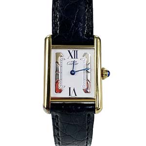 カルティエ タンク マスト ヴェルメイユ SM ステンレススチール ゴールド W1006354 腕時計