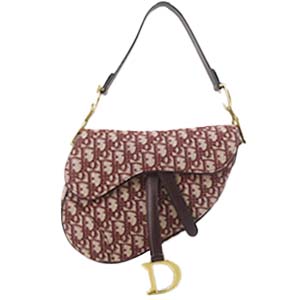 ディオール サドルバッグ SADDLE ディオール オブリーク ジャカード ボルドー ショルダーバッグ