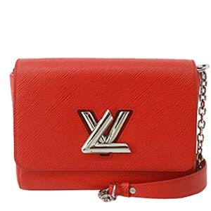 ルイ・ヴィトン エピ ツイスト MM コクリコ チェーン ショルダーバッグ
