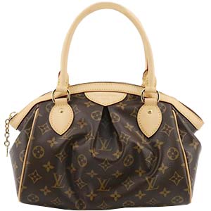 ルイ・ヴィトン モノグラム ティヴォリPM ブラウン ハンドバッグ