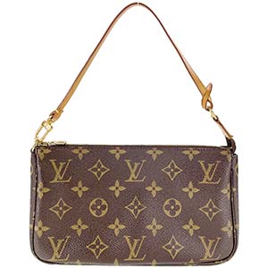 ルイ・ヴィトン モノグラム ポシェット アクセソワール ブラウン ポーチ